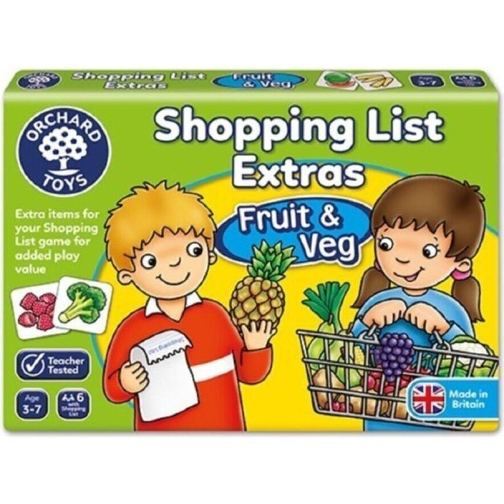 Orchard Toys Shopping List Fruit & Veg Alışveriş Sepeti Meyve ve Sebzeler 3 - 7 Yaş 090 Eğitici Oyuncak Fiyatı