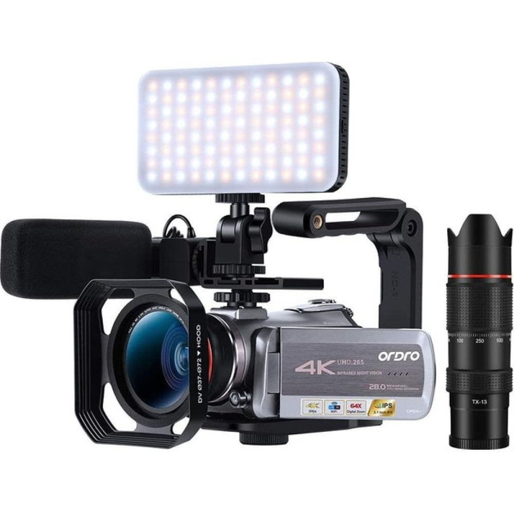 Ordro AZ50 4K Kamera Dijital Zoom Video Kamera, Gece Görüşü Dijital Video Kameralar Fiyatı