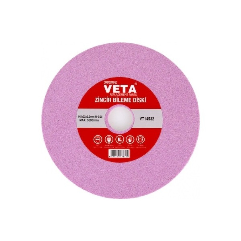 Oregon Veta VT14532 Zincir Bileme Diski 145X22X3.2 mm 91-3.25 Bahçe Makinesi Fiyatı