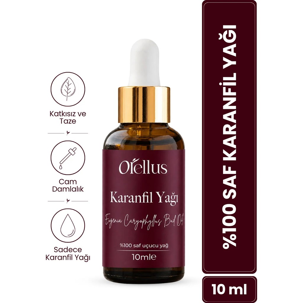 Orellus Karanfil Yağı %100 Saf ve Katkısız 10 ml Bitkisel Yağlar Fiyatı
