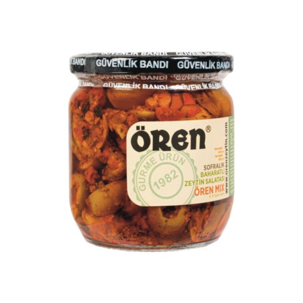 Ören 425 cc Sofralık Baharatlı Zeytin Salatası Ören Mix - 425 gr Diğer Fiyatı