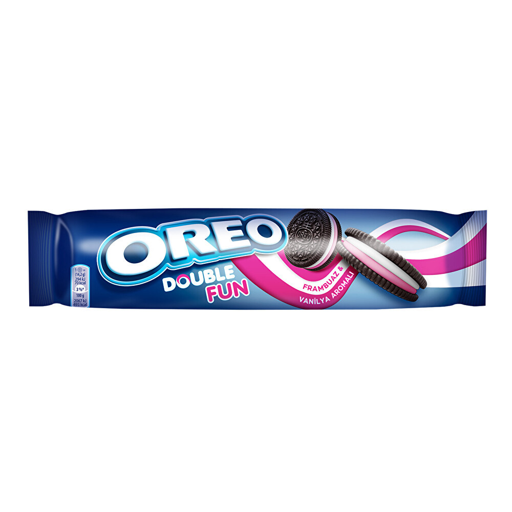 Oreo Double Fun Frambuaz&Vanilya 157 G Bisküvi ve Kek Fiyatı