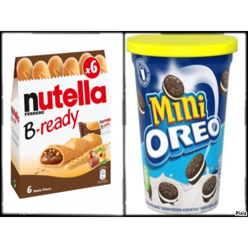 Oreo Nutella B-Ready T6 132G -Oreo Mini Bardak Bisküvi 115 gr - 250 gr Çikolata ve Gofret Fiyatı