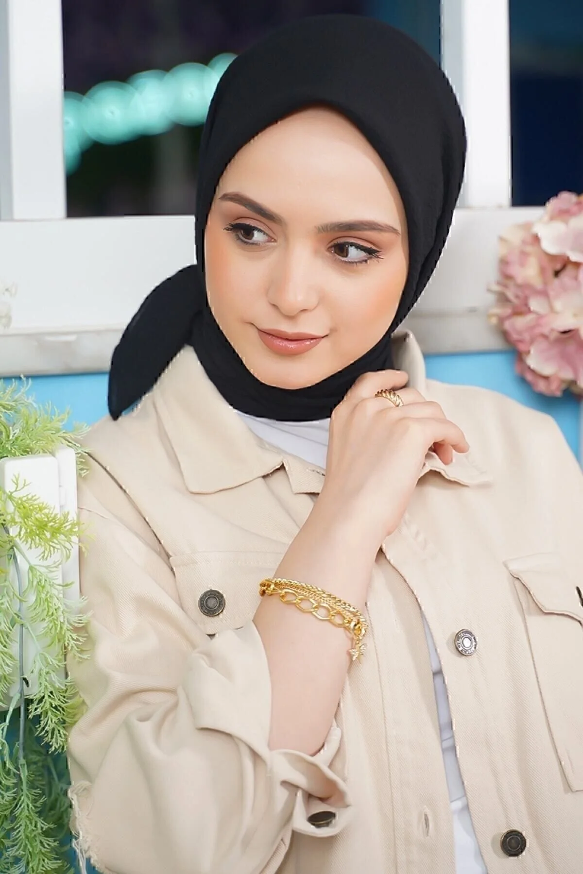 Organic Scarfs Kadın Testtür Mio Caz Eşarp Hijap Modeli" Eşarp Fiyatı