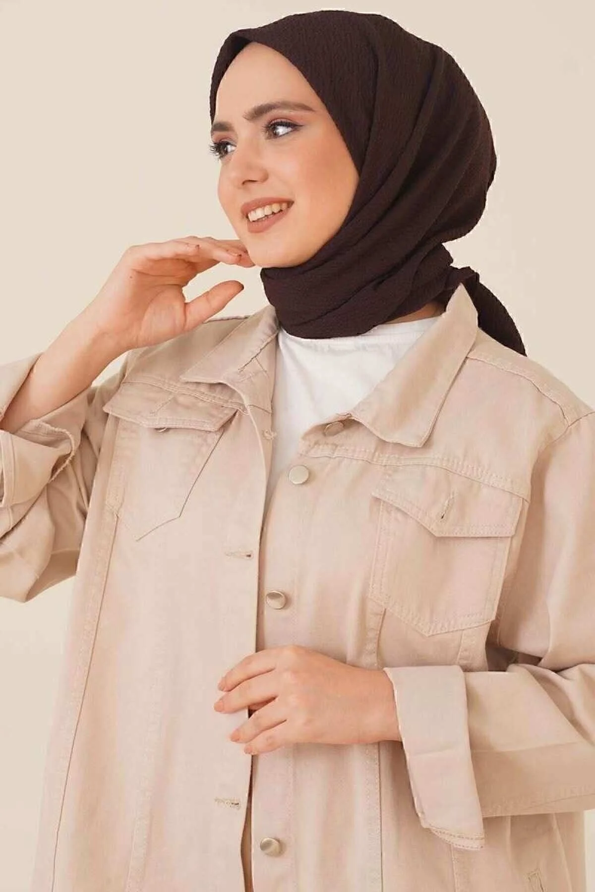 Organic Scarfs Kadın Testtür Mio Caz Eşarp Hijap Modeli" Eşarp Fiyatı