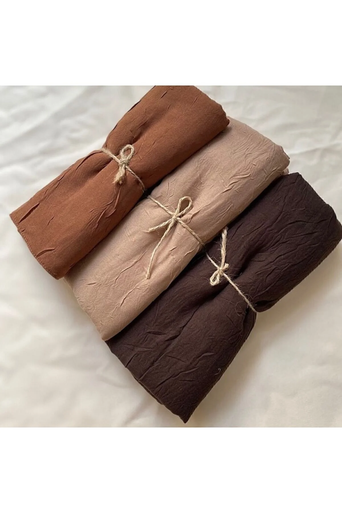 Organic Scarfs Tesettür Hijab Kadın Bambu Kraş Şal Modeli-3lü Set 80 x 180 Beden" Şal Fiyatı