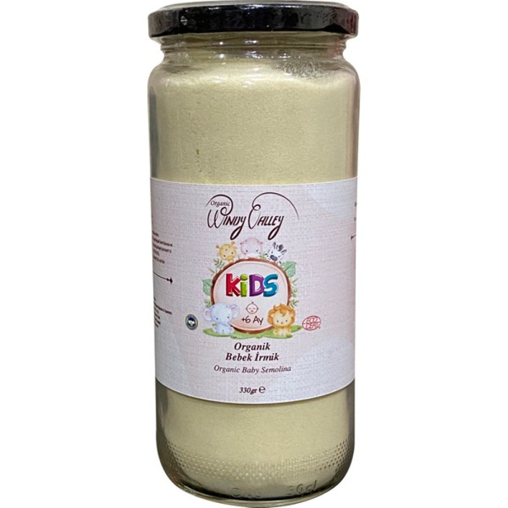 Organic Windy Valley Organik Bebek Irmik +6 Ay 330GR Ecocert Sertifikalı Bebek Mamaları Fiyatı