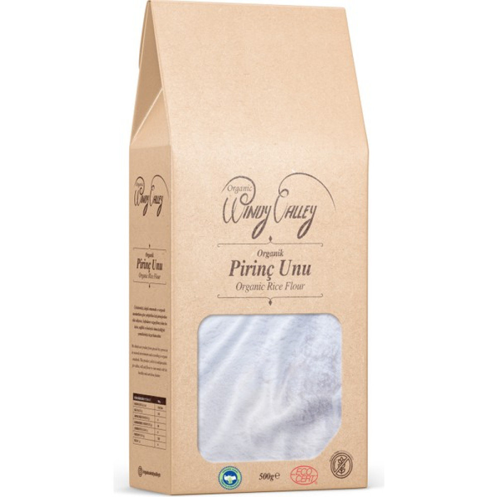 Organic Windy Valley Pirinç Unu (500 gr) Yerli ürün - 1 kg Un ve İrmik Fiyatı