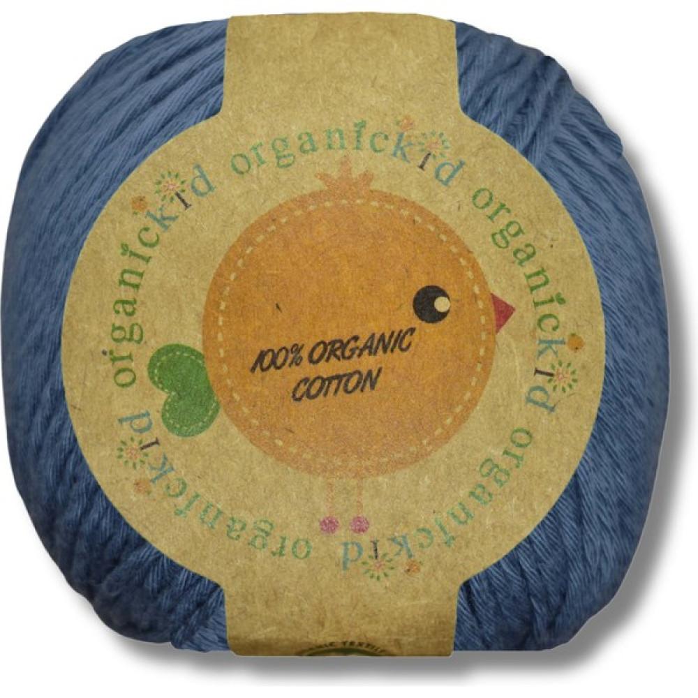 Organickid Organik Pamuk Amigurumi Punch 50 gr El Örgü Ipi Denim Mavi - Stone - 119 Mavi Oyun & Hobi Fiyatı