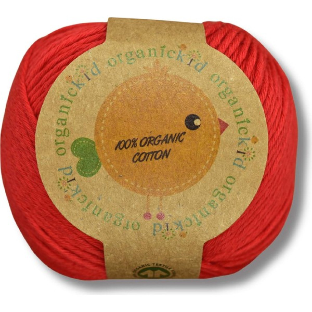 Organickid Organik Pamuk Amigurumi Punch 50 gr El Örgü Ipi Kırmızı Oyun & Hobi Fiyatı