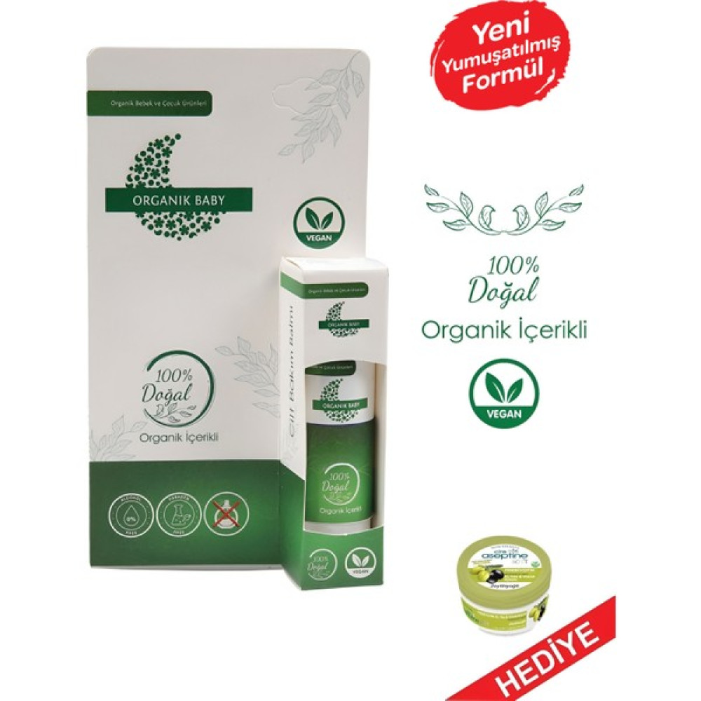 Organik Baby Vegan Cilt Bakım Balmı Anlık Yatıştırıcı Doğal Stick - 4,8g Bebek Bakım Fiyatı