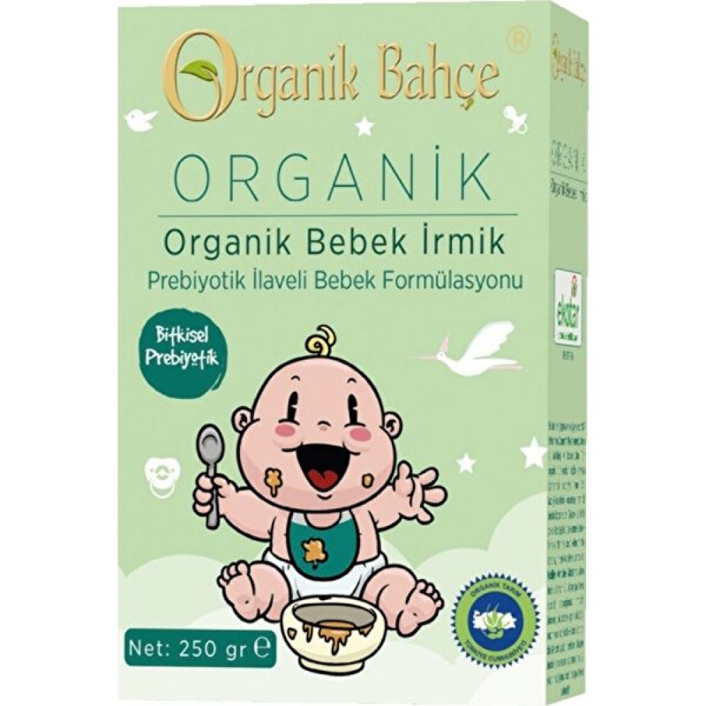 Organik Bahçe Organik Bebek Irmik 250 G - Hediyesiz Bebek Mamaları Fiyatı