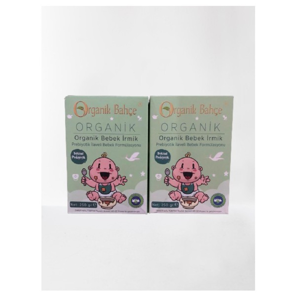 Organik Bahçe Organik Bebek Irmik 250GR X2 Bebek Mamaları Fiyatı