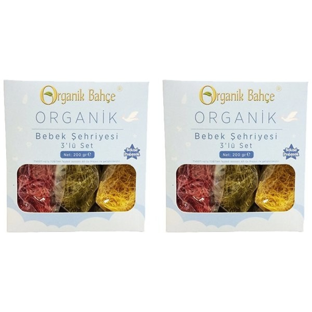 Organik Bahçe Organik Bebek Şehriyesi 2 Adet x 200 gr Oto Boyaları Fiyatı