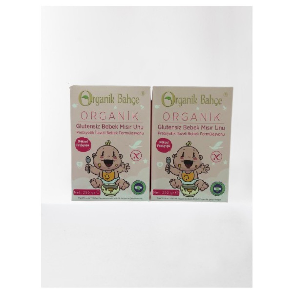 Organik Bahçe Organik Glutensiz Bebek Mısır Unu 250 gr X2 Bebek Mamaları Fiyatı