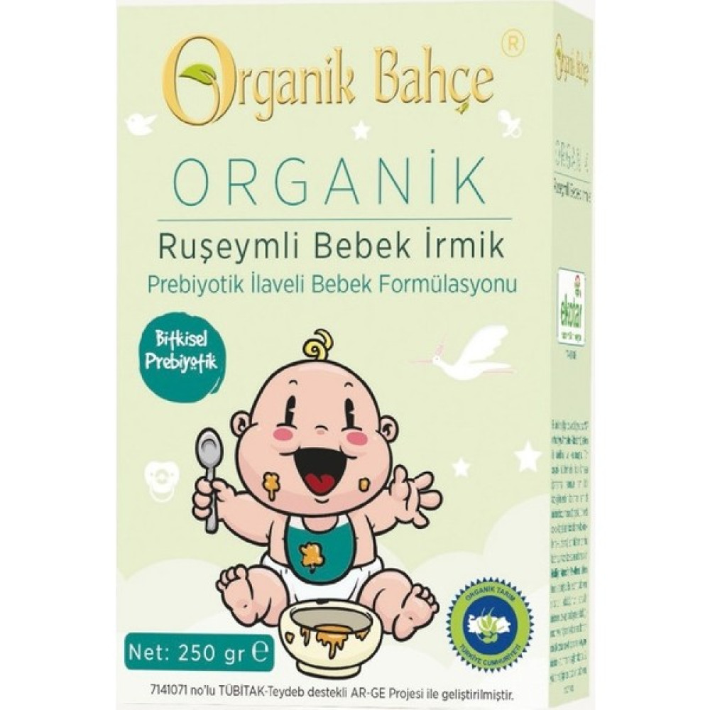 Organik Bahçe Organik Ruşeymli Bebek Irmik 250 gr Bebek Mamaları Fiyatı