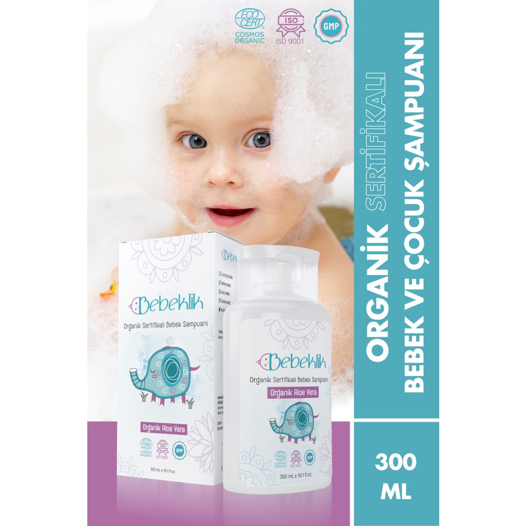 Organik Sertifikalı Aloe Vera Bebek ve Çocuk Şampuanı 300 ml Diğer Fiyatı