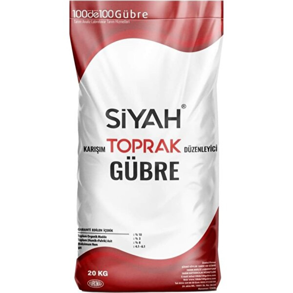 Organik Taban Gübresi Organomineral Gübre Siyah Toprak 20 kg Gübre Fiyatı