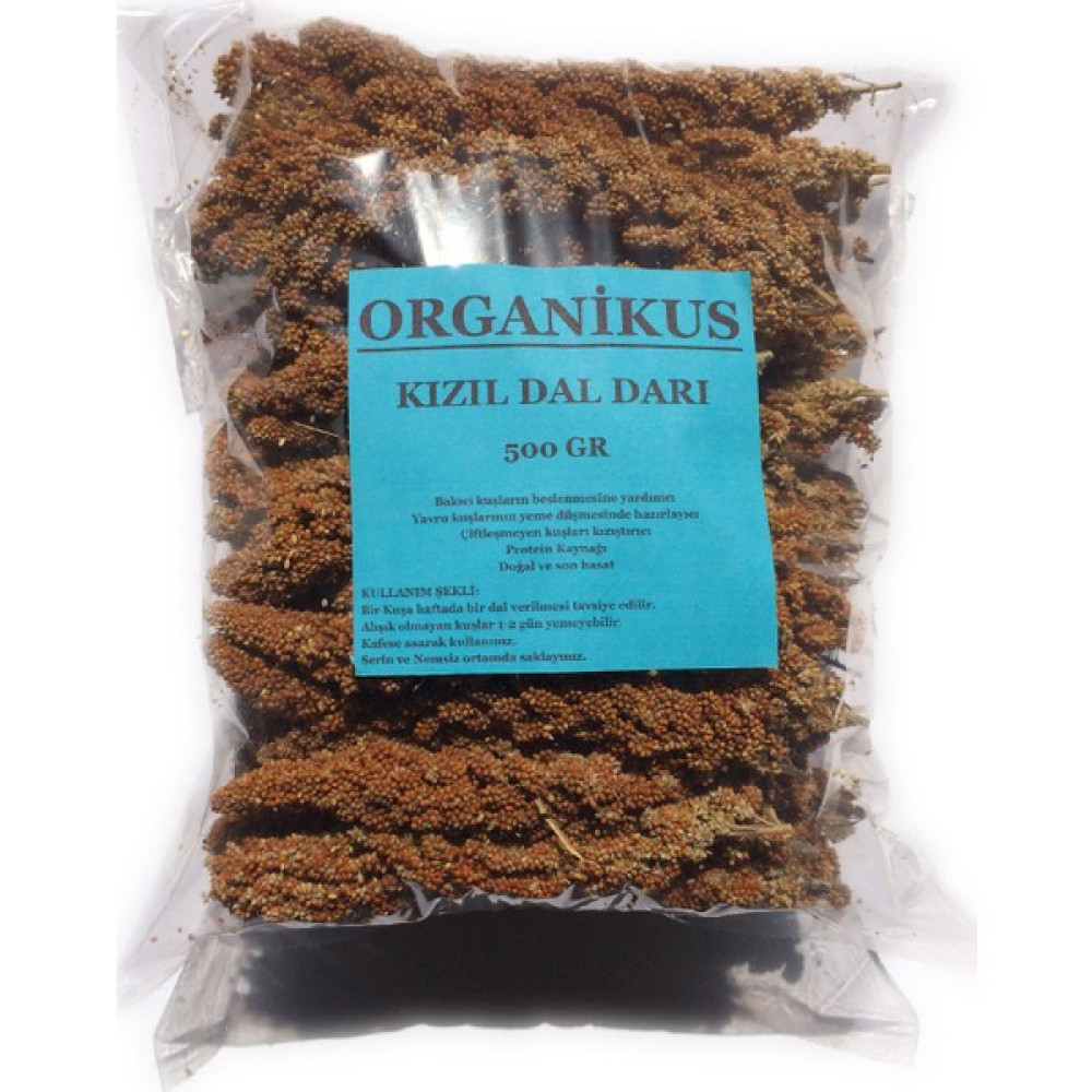 Organikus Kızıl Dal Darı 500Gr Evcil Hayvan Ürünleri Fiyatı
