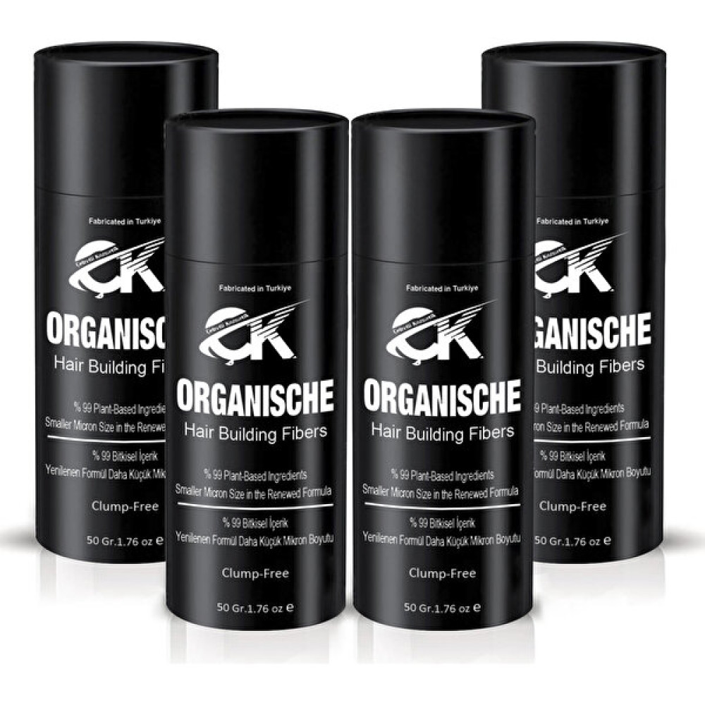 Organische 4 Kutu 200 Gram Hair Keratin Fibers Koyu Kahve Topik Saç Boyası Fiyatı