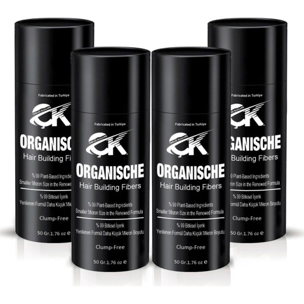 Organische 4 Kutu 200 Gram Hair Keratin Fibers Orta Kahve Topik Saç Boyası Fiyatı