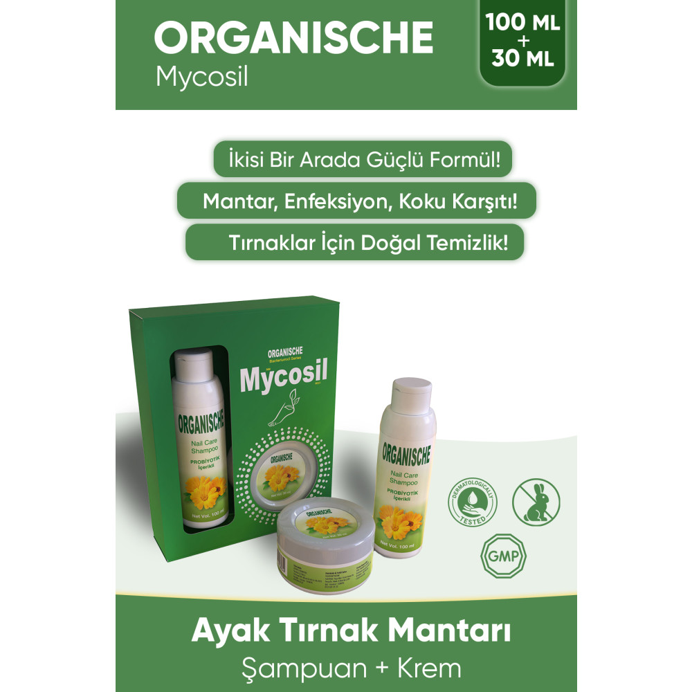 Organische Mycosil Tırnak Mantarı Seti Krem + Şampuan Tırnak Bakımı Fiyatı