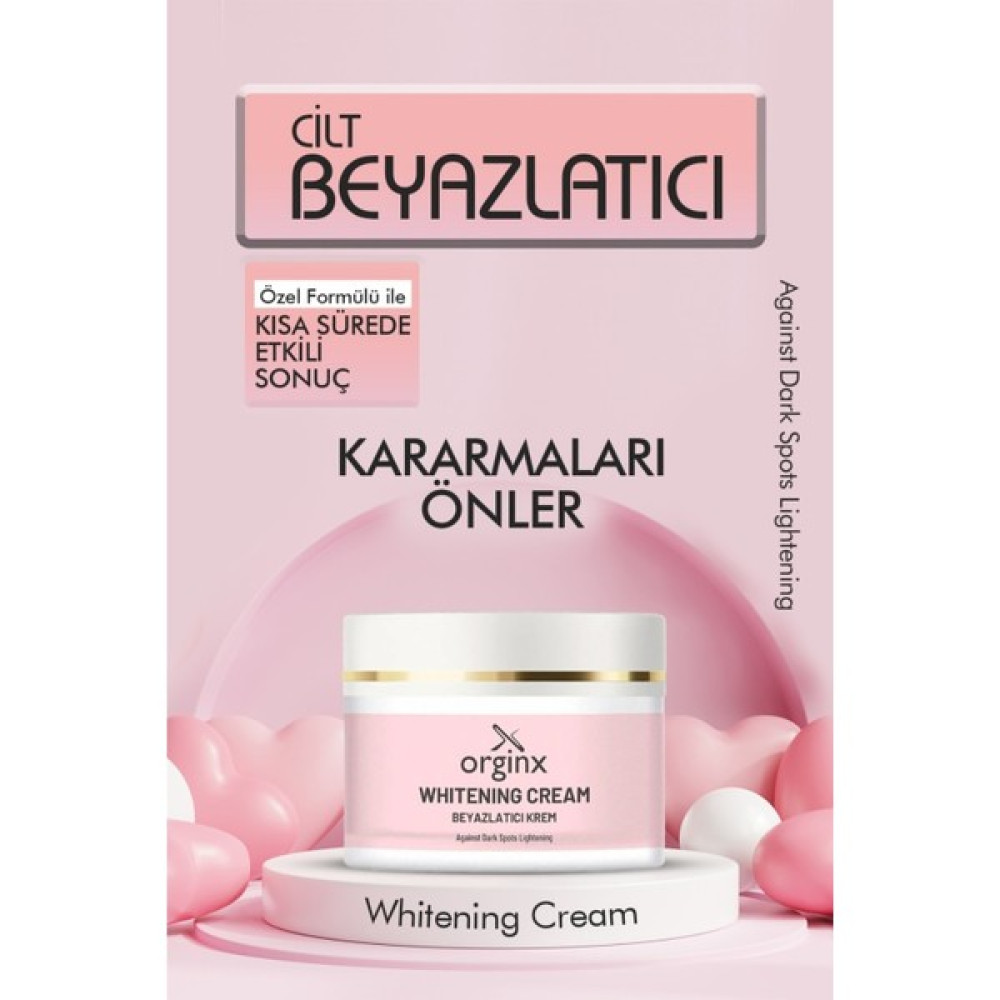 Orginx Cilt Beyazlatıcı Krem 50ML Yüz Kremi Nemlendiriciler Fiyatı