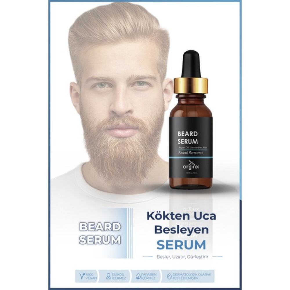 Orginx Dolgunlaştırıcı Canlandırıcı Sakal Serumu 30 ml Cilt ve Yüz Bakımı Fiyatı