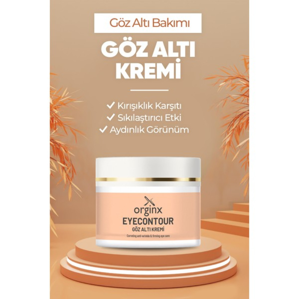 Orginx Göz Altı Morluk & Göz Altı Koyu Halka Karşıtı Yoğun Nemlendirici ile Göz Altı Bakım Kremi 50 ml Göz Kremi Fiyatı
