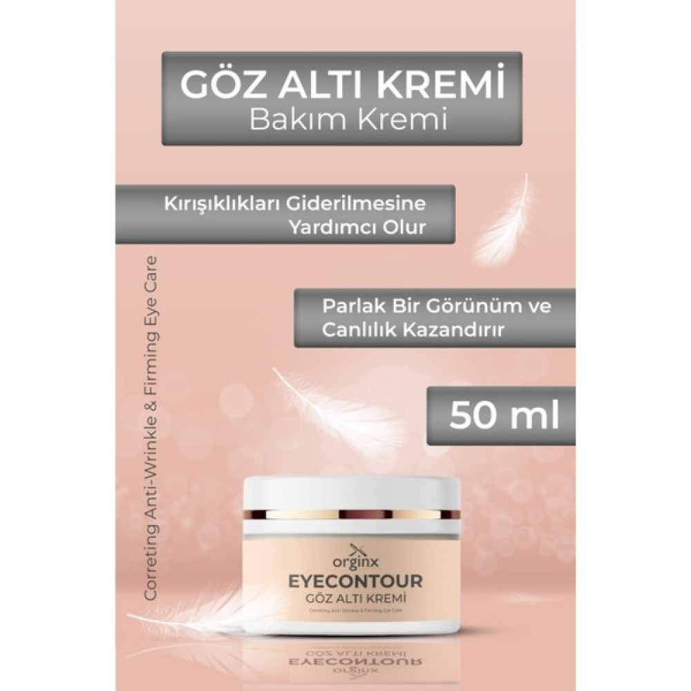 Orginx Göz Altı Morluklarına ve Kırışıklıklarına Karşı Etkili Yoğun Nem Desteği Sağlayan Göz Altı K Göz Kremi Fiyatı
