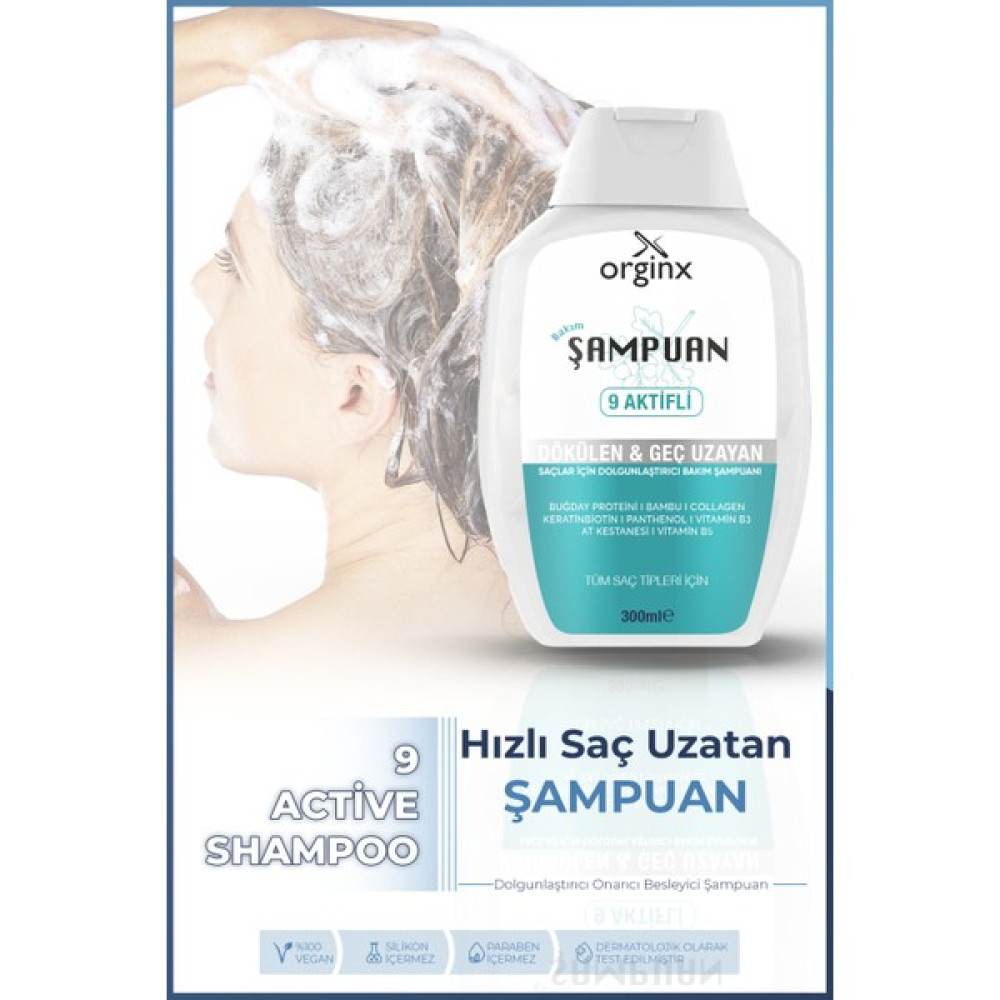 Orginx Kolajen ve Keratin Saç Dökülmesıne Karşı Hızlı Sac Uzatan Dolgunlaştırıcı Onarıcı Besleyici Şampuan Oto Boyaları Fiyatı