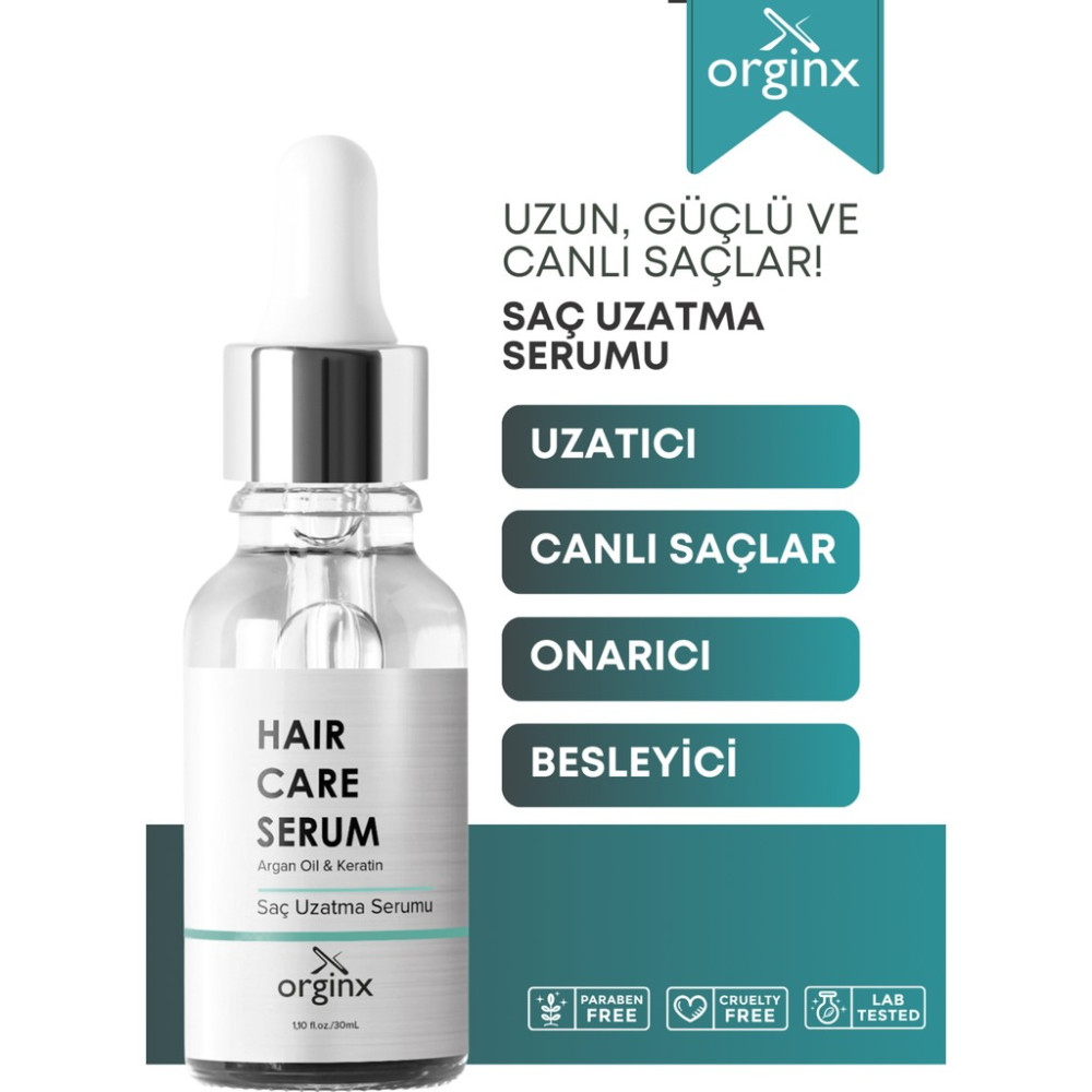 Orginx Serumu ArganKeratin Özlü 30 ml (ÖZEL FORMÜL) Saç Dökülmesine Karşı Ürünler Fiyatı