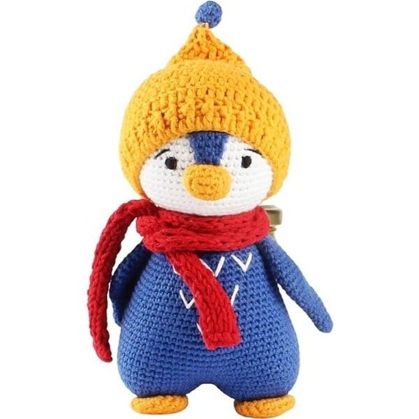 Örgü Penguen Oyuncak - Renkli Anne Bebek Oyuncak Fiyatı