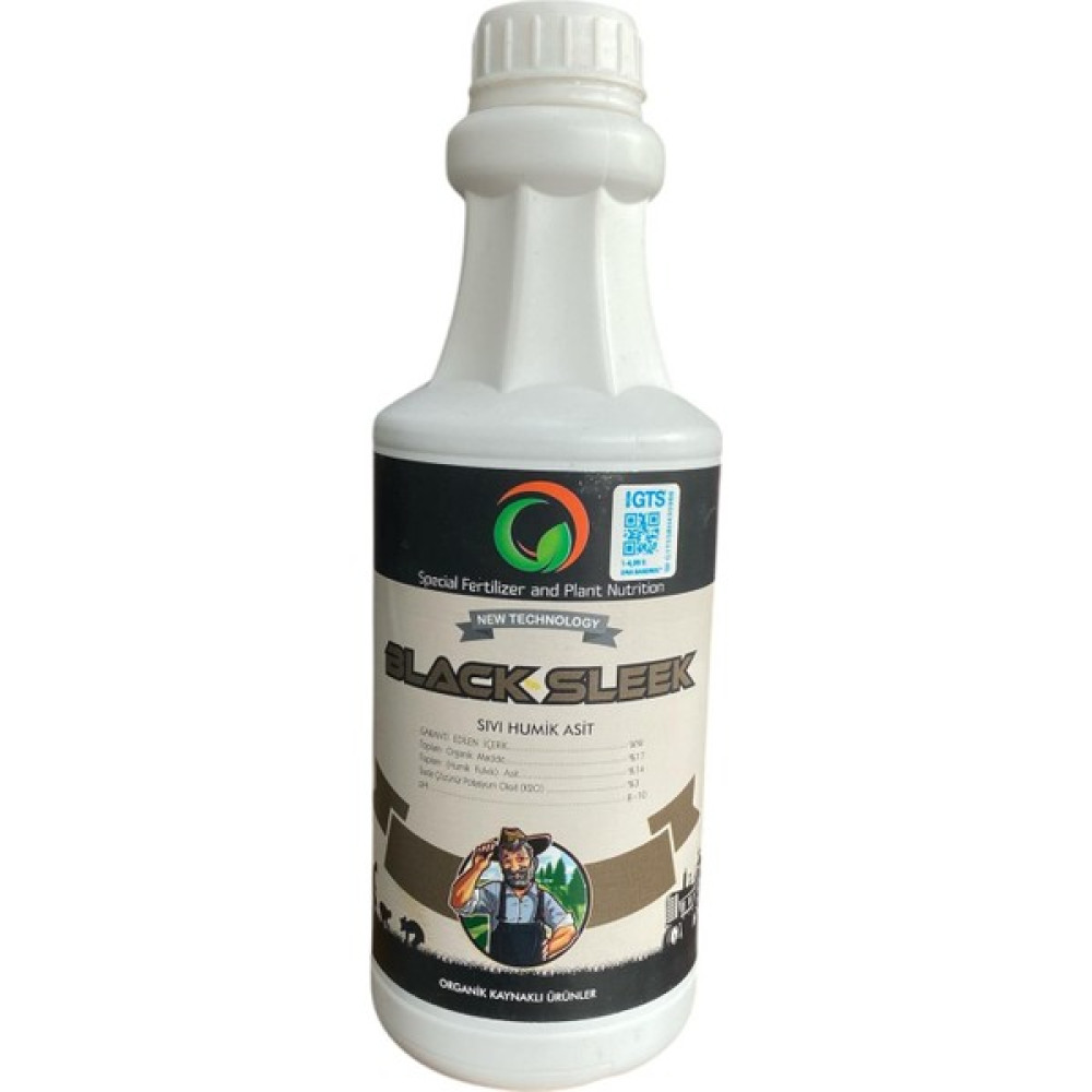 Orgüb Black Sleek Sıvı Humik Asit 1 Litre Humik Fulvik %14 Oto Boyaları Fiyatı