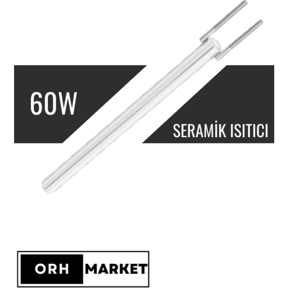 ORH MARKET 60W Seramik Isıtıcı – Isı Ayarlı Lehim Havyalarıyla Uyumlu Yüksek Verimli Rezistör - 1 Adet Lehim & Havya Fiyatı