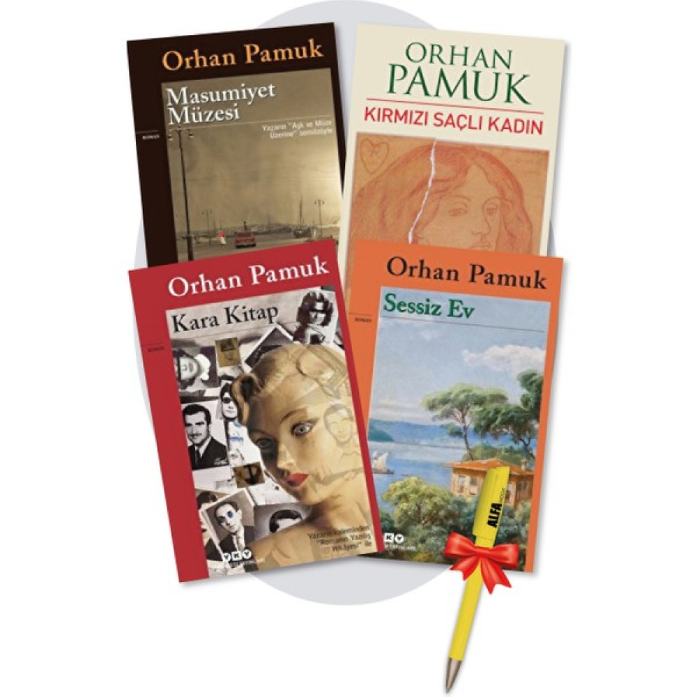 Orhan Pamuk 4 Kitap Set - Masumiyet Müzesi + Kırmızı Saçlı Kadın + Kara Kitap + Sessiz Ev + Kalem - Orhan Pamuk Klasik Türk (Divan) Edebiyatı Fiyatı