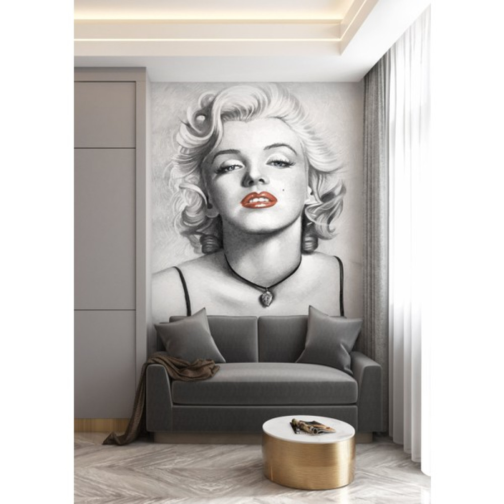 Orhun Store Monroe 3D Poster - 3 Boyutlu Tek Parça Duvar Kağıdı - 150 x 210 Poster Fiyatı