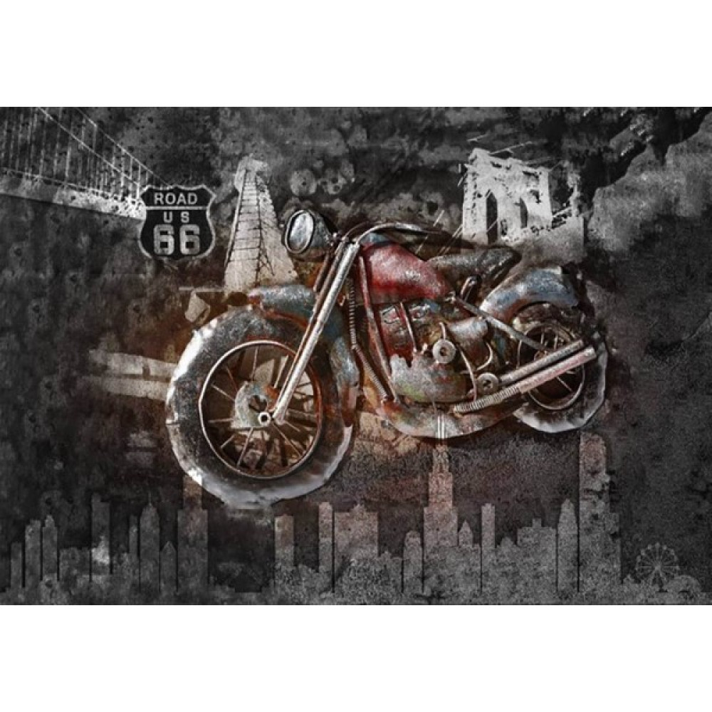 Orhun Store Motor 3D Poster - 3 Boyutlu Tek Parça Duvar Kağıdı - 200 x 140 - Renkli Poster Fiyatı