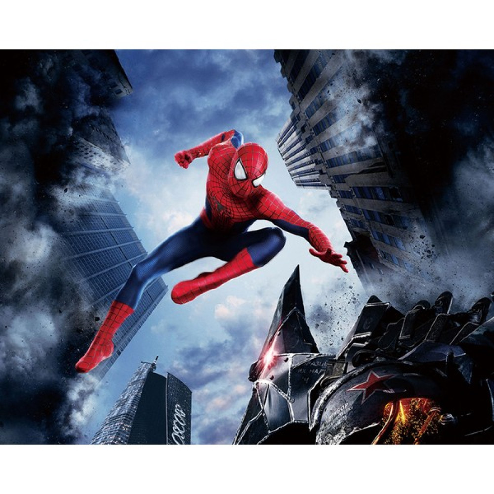 Orhun Store Spiderman 3D Poster - 3 Boyutlu Tek Parça Duvar Kağıdı - 250 x 200 - Renkli Poster Fiyatı