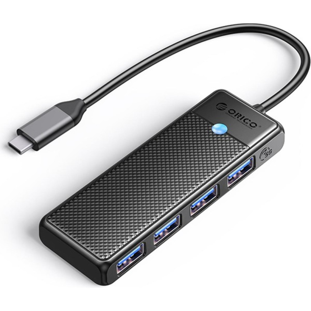 Orico 4 Portlu Type-C To USB 3.0 Yüksek Hızlı 5gbps Hub Çoklayıcı Siyah Seri & Paralel Kablo Fiyatı