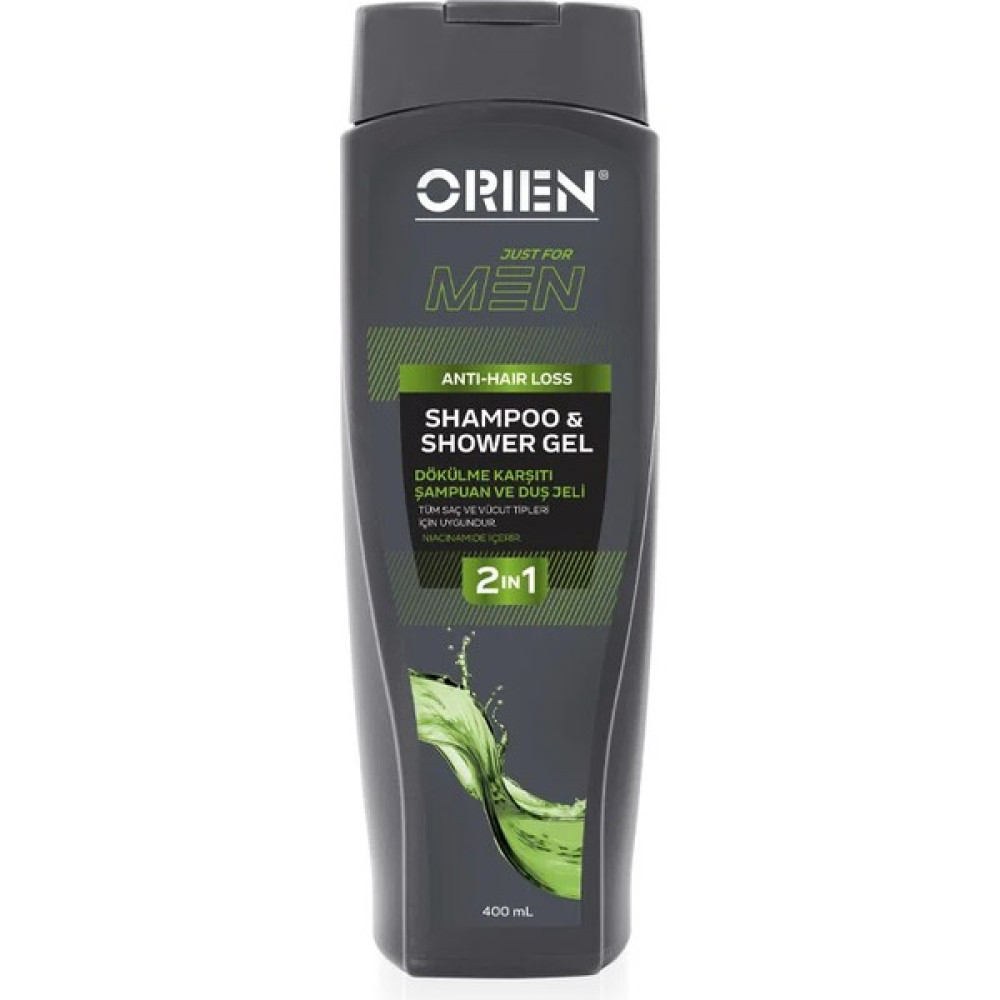 Orien Men Erkek 2'si 1 Arada Şampuan & Duş Jeli 400 ml Oto Boyaları Fiyatı