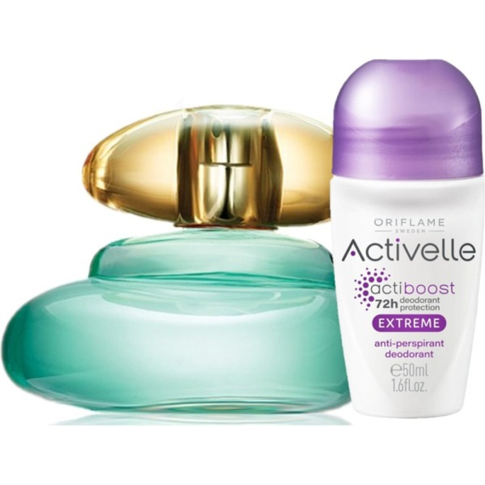 Oriflame Elvie Edt 50 ml Kadın Parfüm +Activelle Extreme Anti-Perspirant Roll-On Erkek Parfümleri Fiyatı