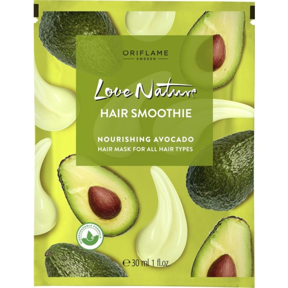 Oriflame Love Nature Smoothie Avokado Özlü Besleyici Saç Maskesi - Tüm Saçlar Saç Bakım Maskeleri & Serumlar & Spreyler Fiyatı