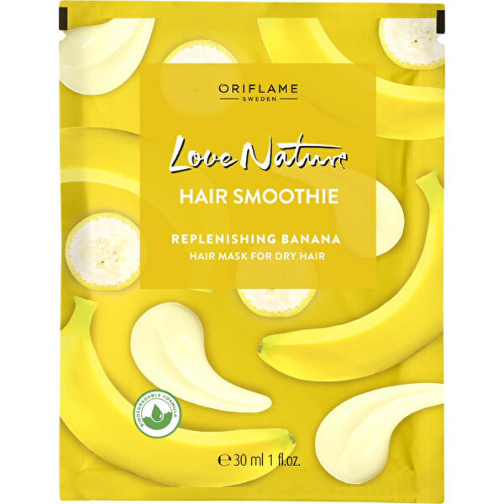 Oriflame Love Nature Smoothie Muz Özlü Yenileyici Saç Maskesi - Kuru Saçlar Saç Bakım Maskeleri & Serumlar & Spreyler Fiyatı