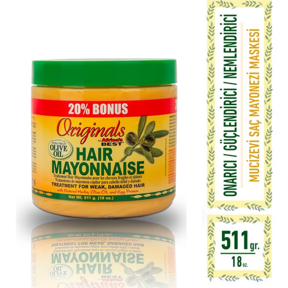 Originals By African's Best Aşırı Yıpranmış Saçlara Özel Mayonez Maskesi 511 Gr - 1,.., Saç Bakım Maskeleri & Serumlar & Spreyler Fiyatı