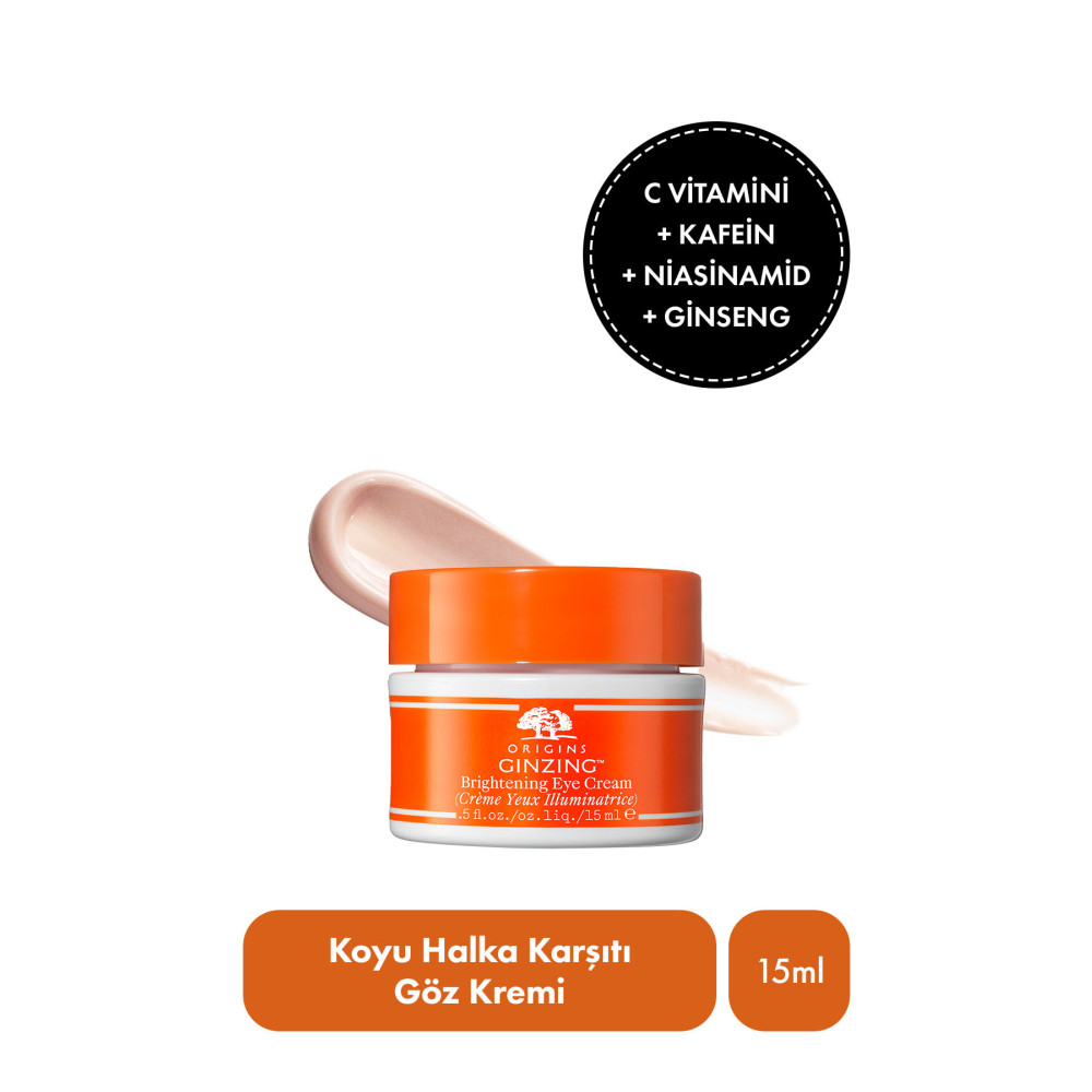 Origins C Vitamini & Niasinamid Içeren Ginzing™ Canlandırıcı Göz Kremi 15 ml Orijinal Göz Kremi Fiyatı