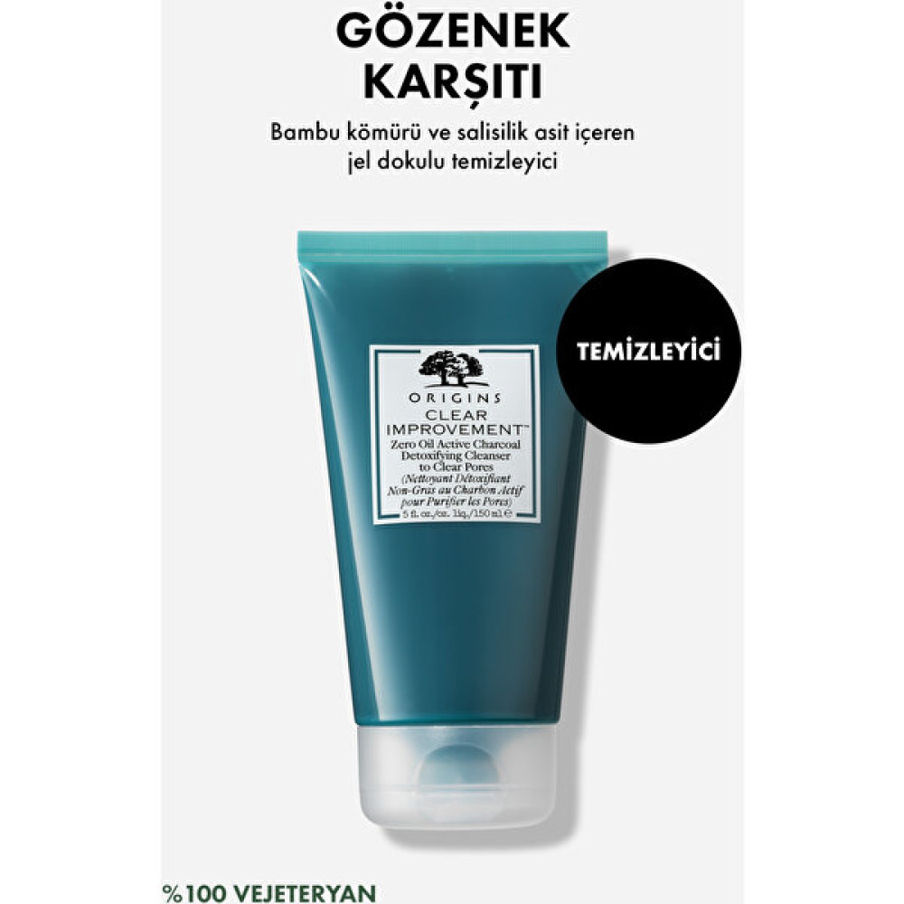 Origins Clear Improvement Bambu Kömürlü Jel Dokulu Yüz Yıkama Jeli 150 ml Cilt Temizleme ve Peeling Fiyatı
