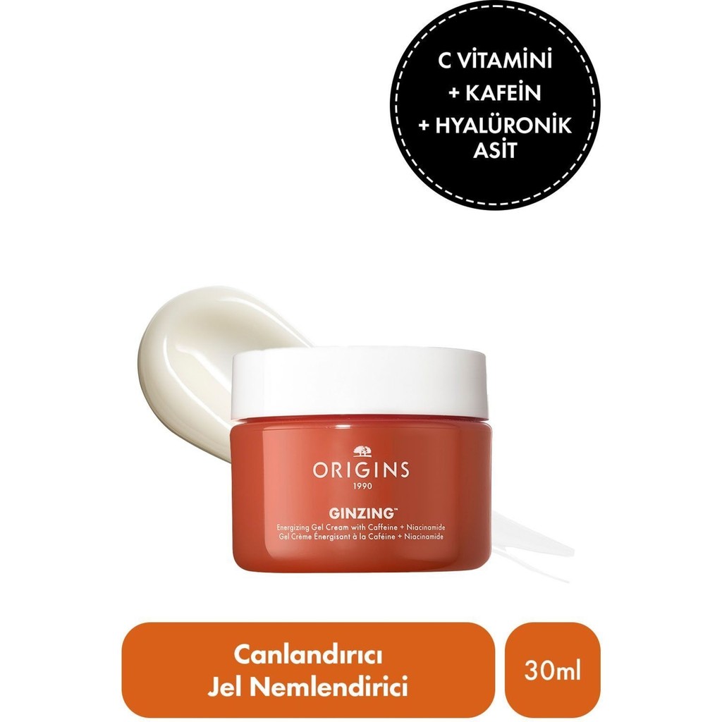 Origins Ginzing™ 30ml Canlandırıcı Jel Nemlendirici Normal Ciltler İçin C Vitamini Ve Kafein İçerir Diğer Fiyatı