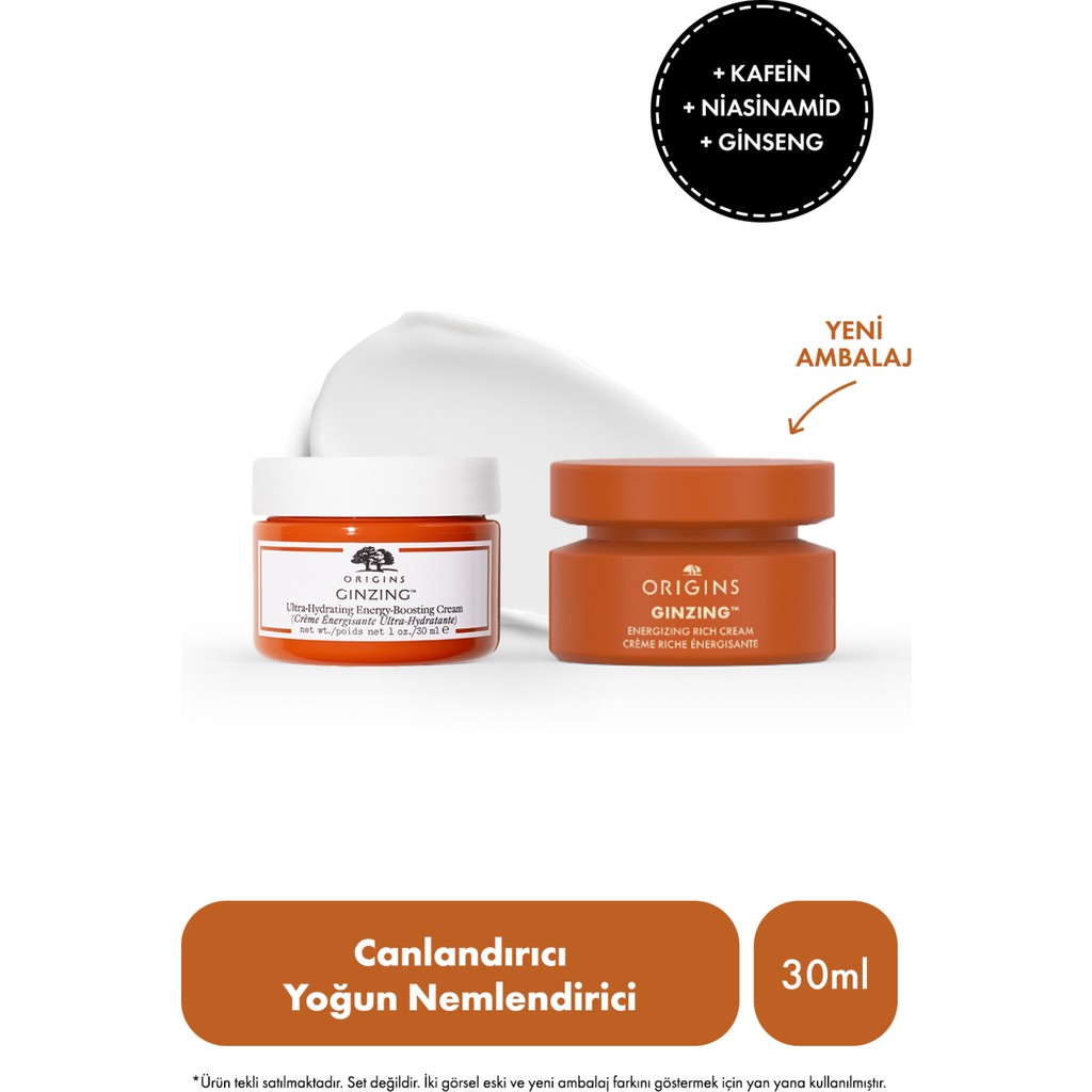 Origins Ginzing Canlandırıcı Yoğun Nemlendirici Krem 30ML Diğer Fiyatı