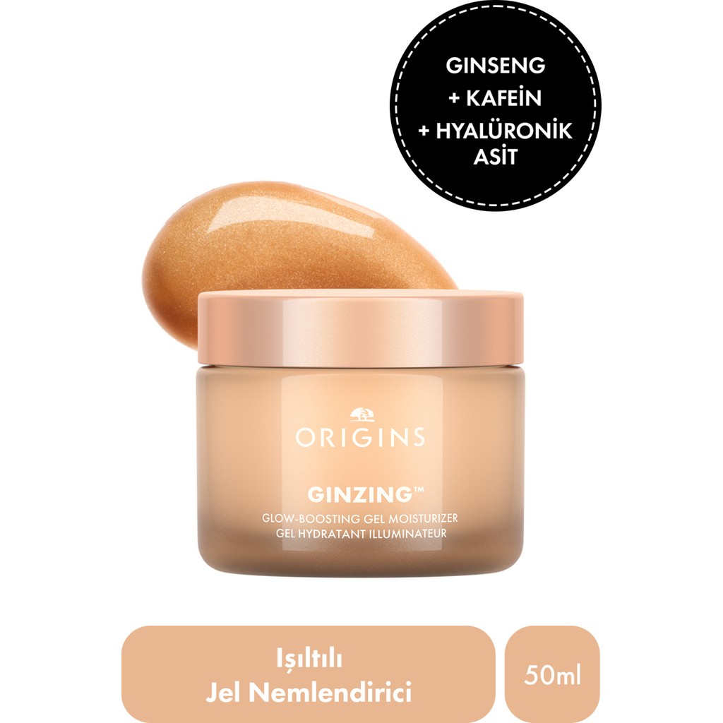 Origins Ginzing Işıltılı Jel Nemlendirici Bronz Tonu Tüm Cilt Tipleri İçin 50 ml Diğer Fiyatı